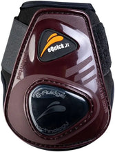 Load image into Gallery viewer, eQuick eShock Fluidgel Legend Rear Fetlock Boots - Brown