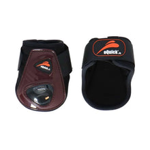 Load image into Gallery viewer, eQuick eShock Fluidgel Legend Rear Fetlock Boots - Brown