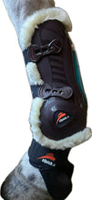Load image into Gallery viewer, eQuick eShock Tendon Overreach Boots - Fluffy